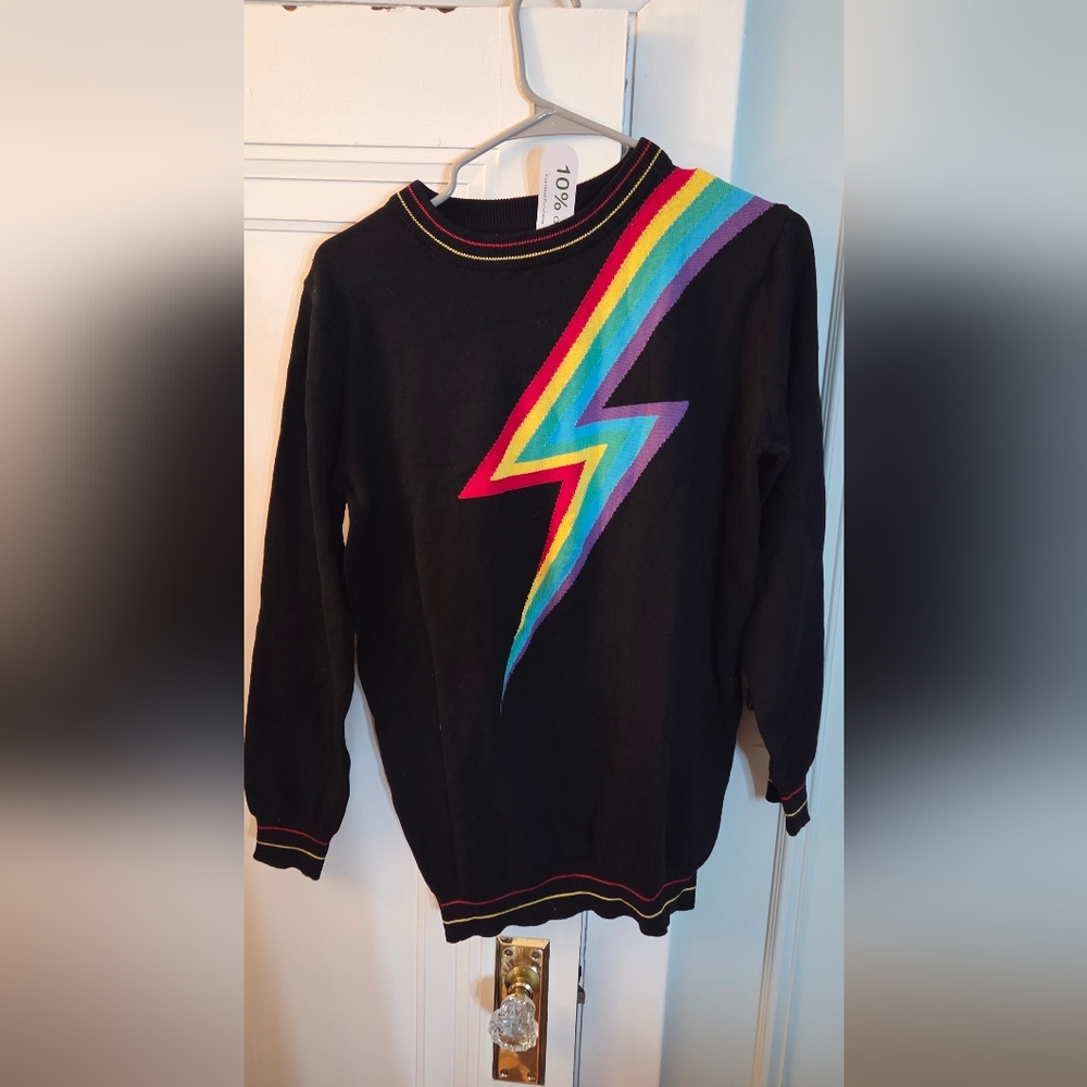Oxknit Womens Lightning Bolt Sweater - Picture 2 of 3
